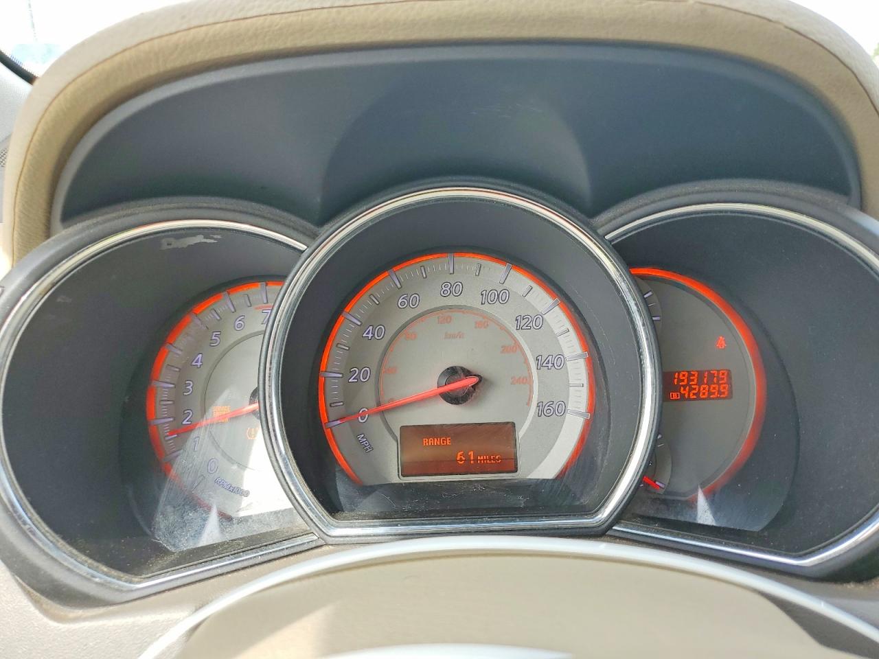 2009 NISS Murano VIN JN8AZ18W19W132188 photo 9