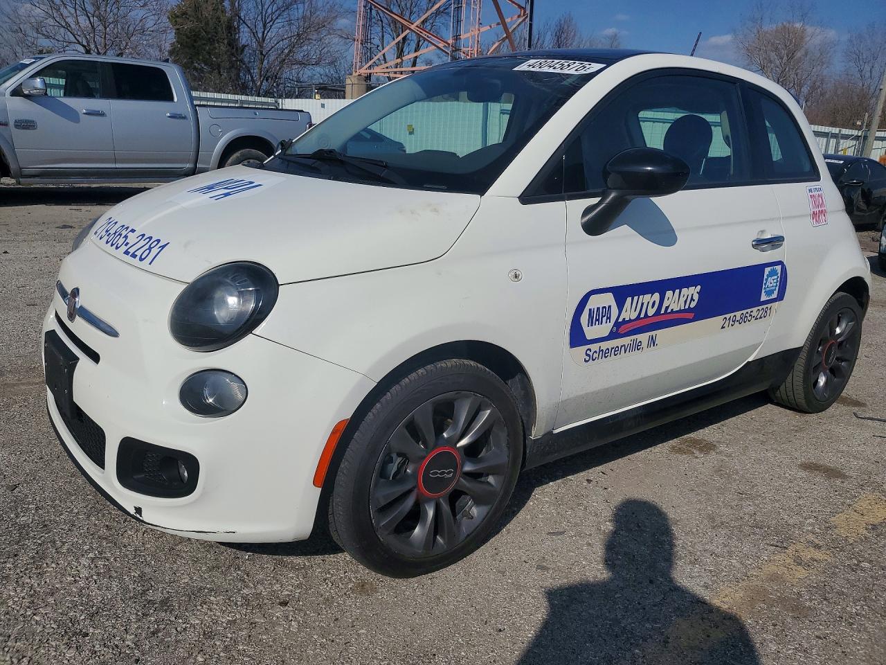 2017 Fiat 500 VIN 3C3CFFKR1HT700252 photo 1