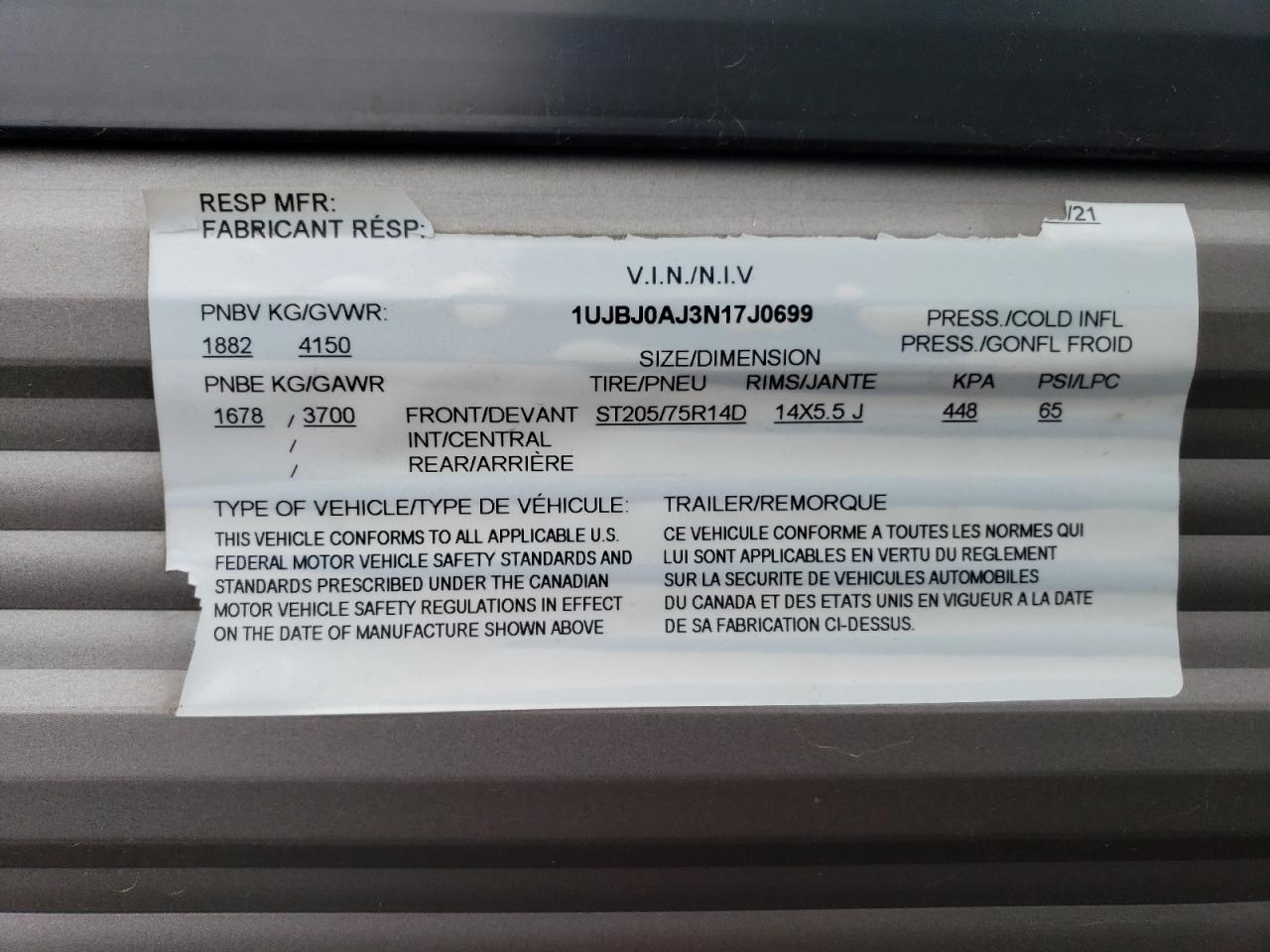 2022 JAYCO JAY FLIGHT VIN 1UJBJ0AJ3N17J0699 photo 10