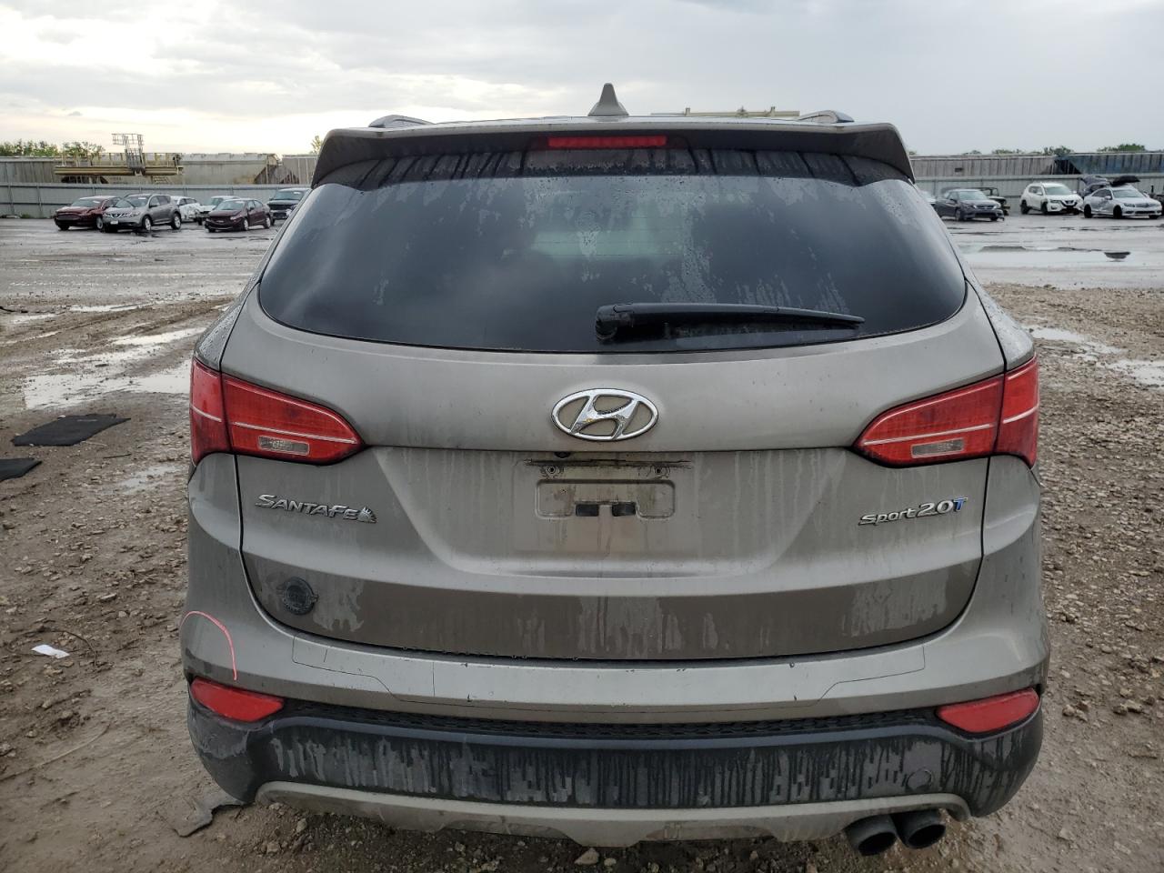 2013 HYUNDAI Santa fe VIN 5XYZU3LA4DG077083 photo 6