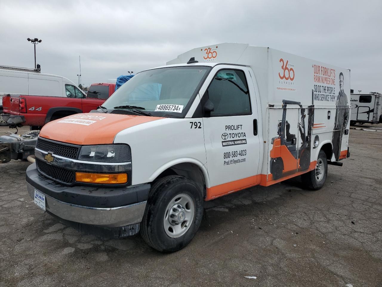 2021 CHEVROLET Express 2500 VIN 1GB0GRF73M1305954 photo 2