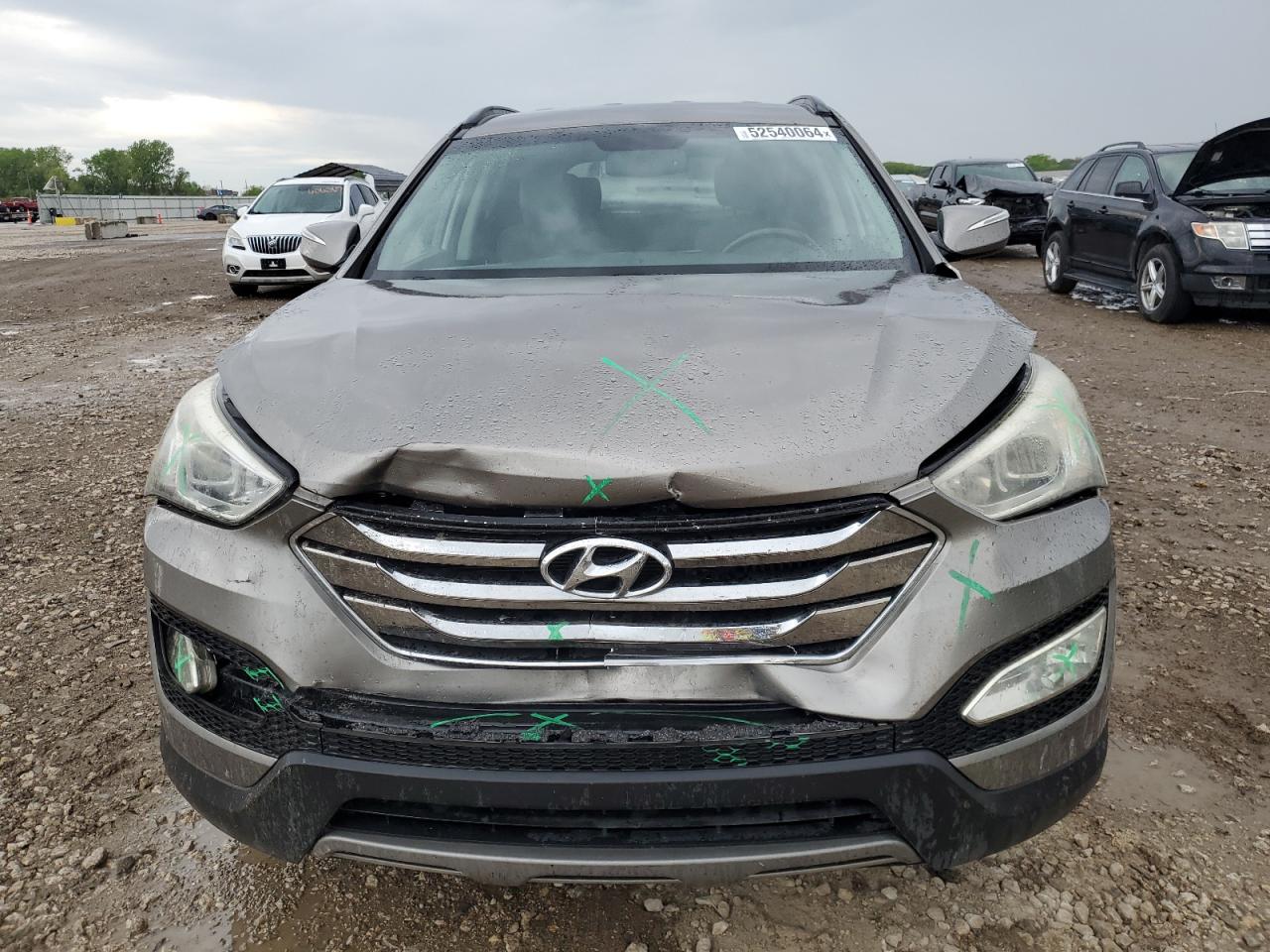 2013 HYUNDAI Santa fe VIN 5XYZU3LA4DG077083 photo 5