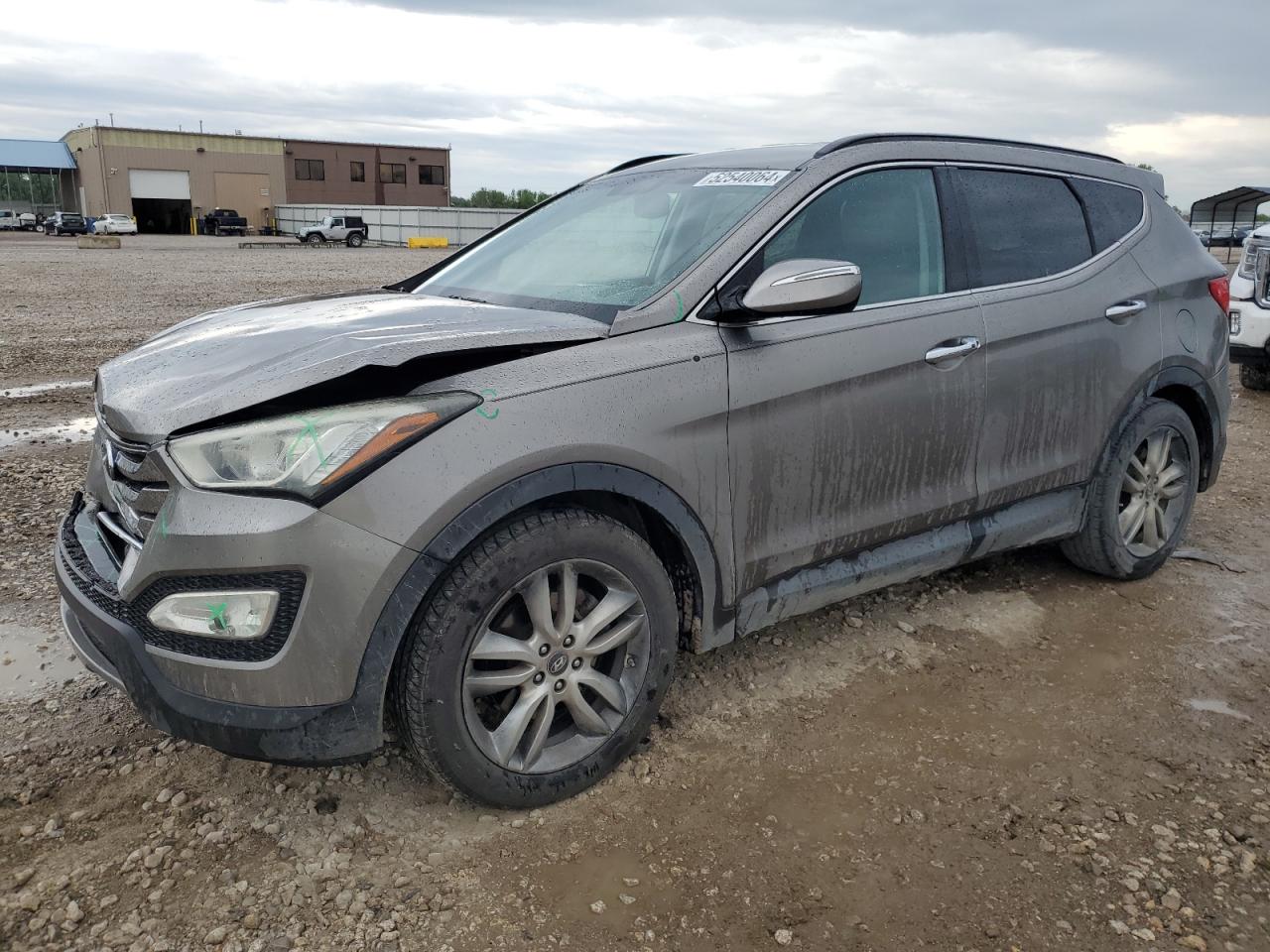 2013 HYUNDAI Santa fe VIN 5XYZU3LA4DG077083 photo 1