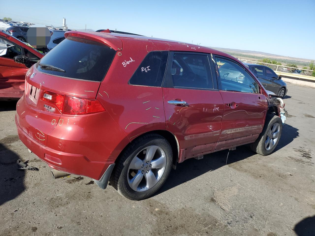2008 Acura Rdx VIN 5J8TB18518A014977 photo 3