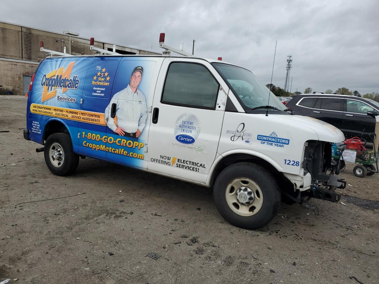 2017 CHEVROLET Express 2500 VIN 1GCWGAFF3H1325660 photo 4