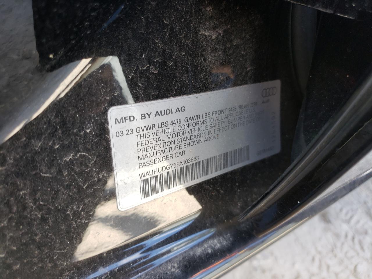 2023 AUDI Q3 VIN WAUHUDGY5PA103863 photo 12
