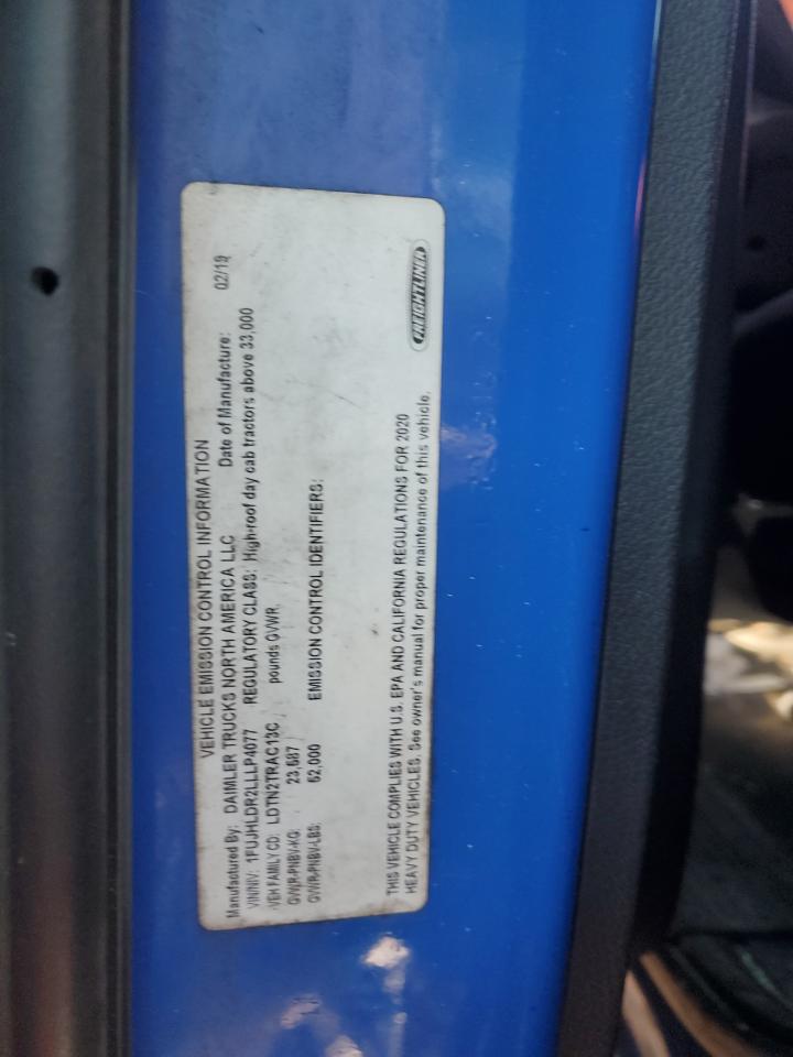 2020 FREIGHTLINER CASCADIA 126 VIN 1FUJHLDR2LLLP4077 photo 10