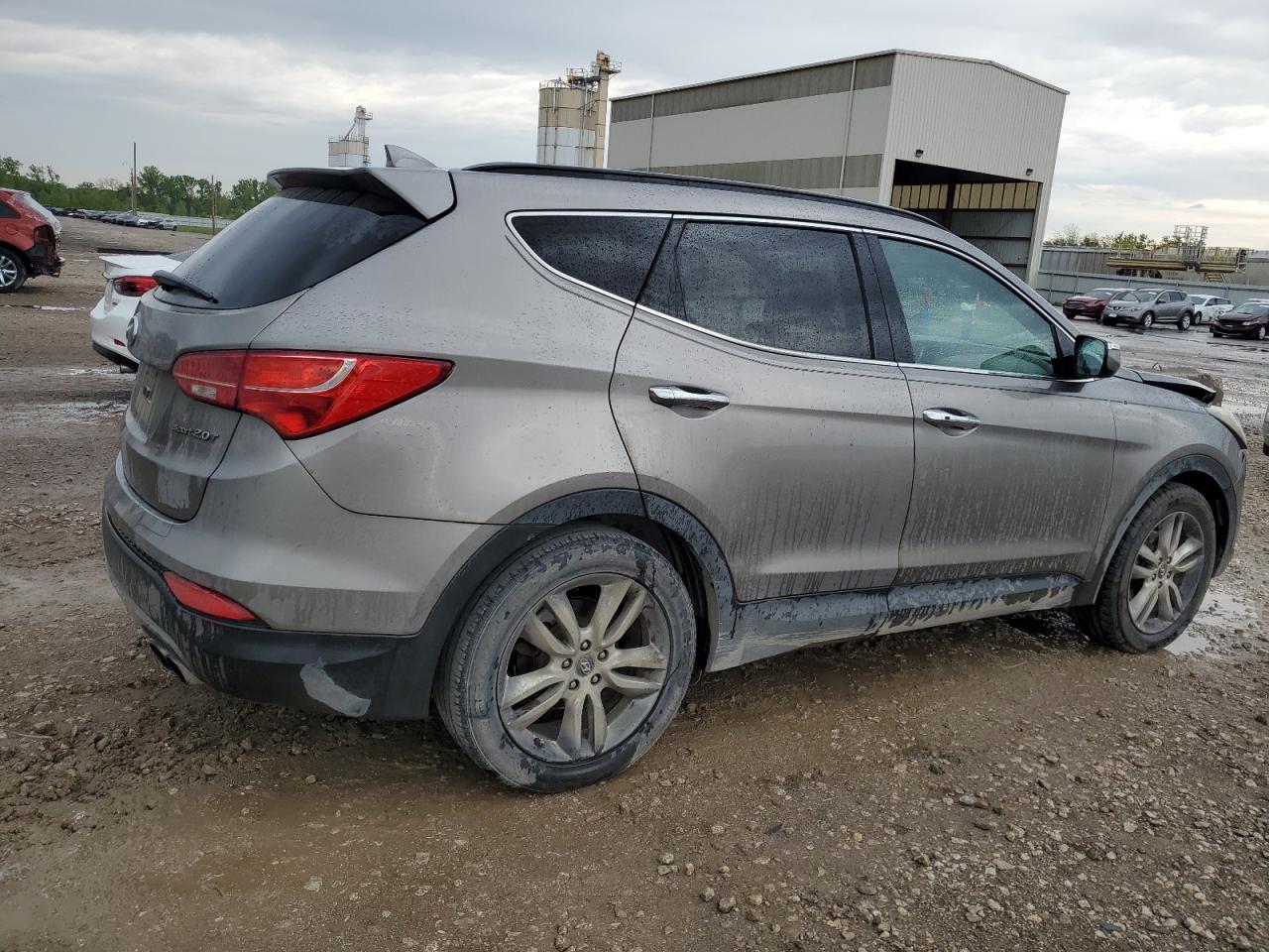 2013 HYUNDAI Santa fe VIN 5XYZU3LA4DG077083 photo 3