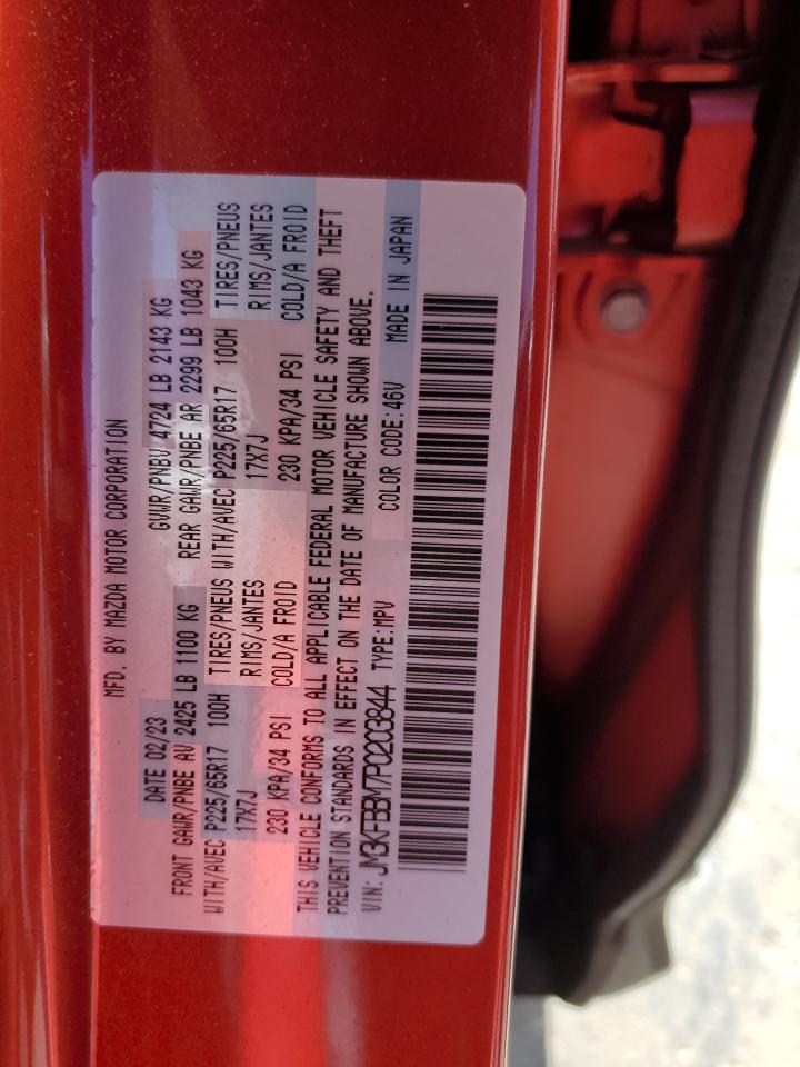 2023 MAZDA Cx-5 selec VIN JM3KFBBM7P0203844 photo 12