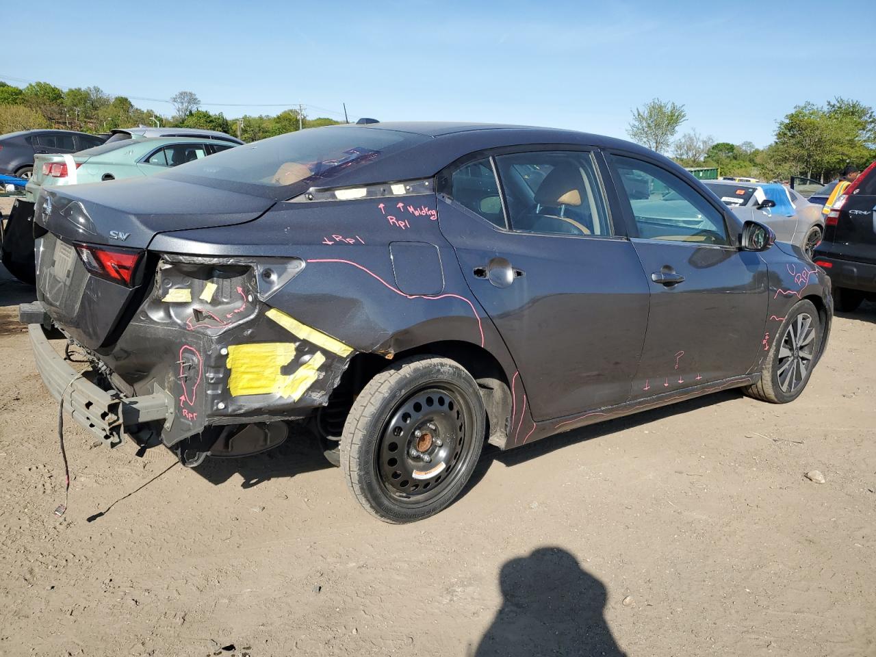 2020 NISSAN Sentra VIN 3N1AB8CV9LY277909 photo 3