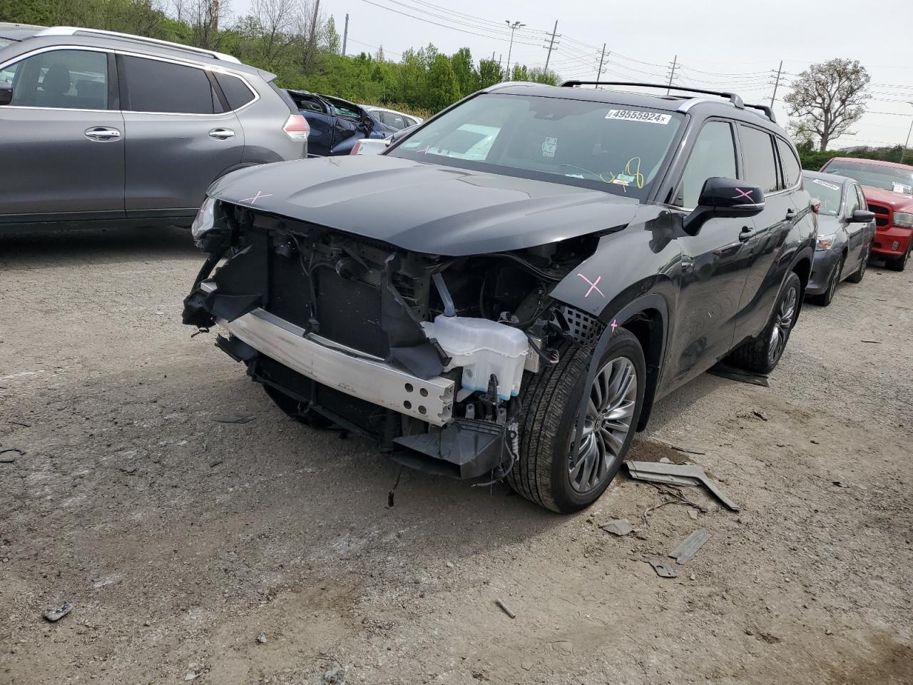 2021 Toyota Highlander VIN 5TDFZRBH1MS093539 photo 1