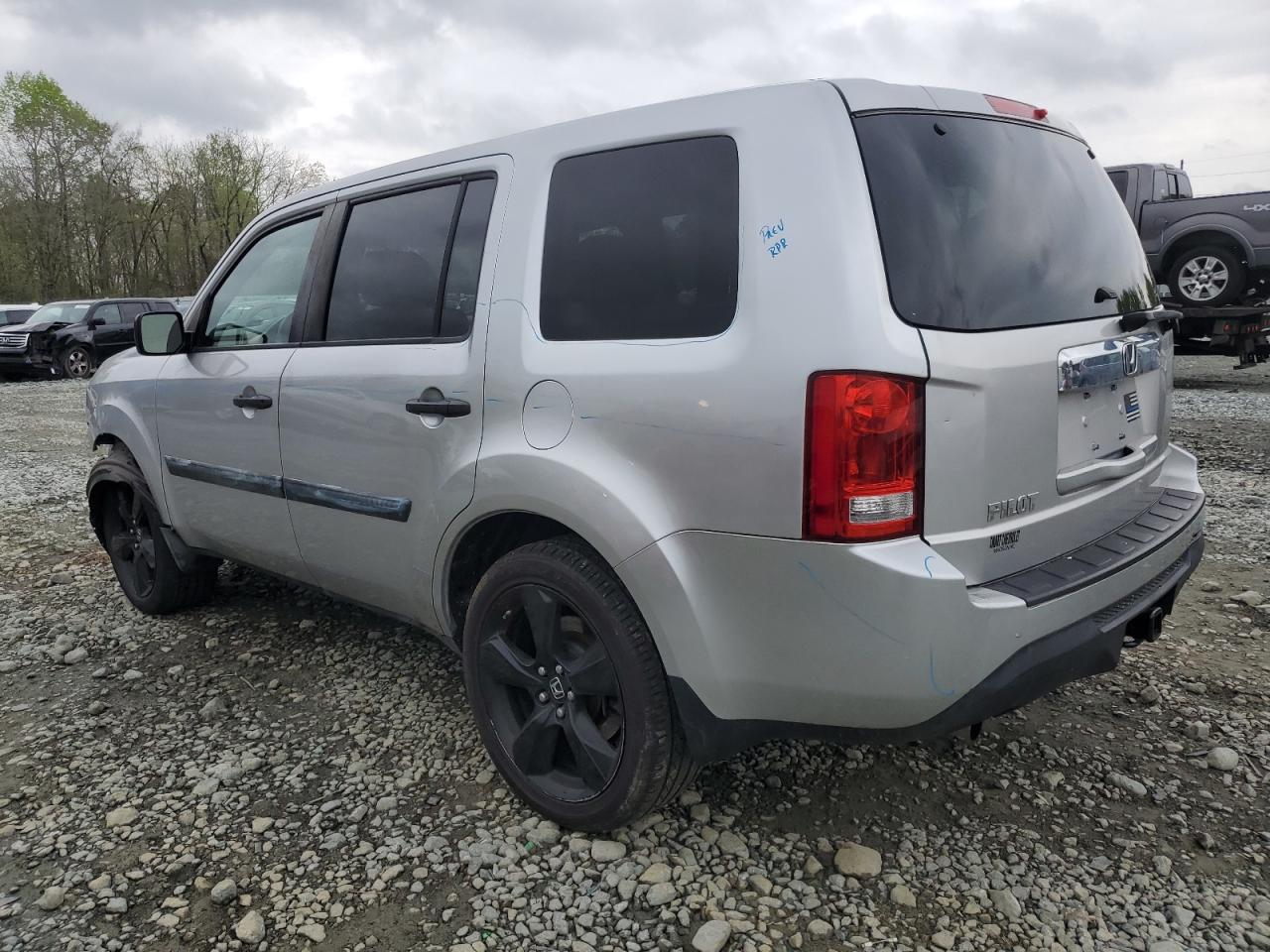 2012 HONDA Pilot VIN 5FNYF3H26CB010644 photo 2