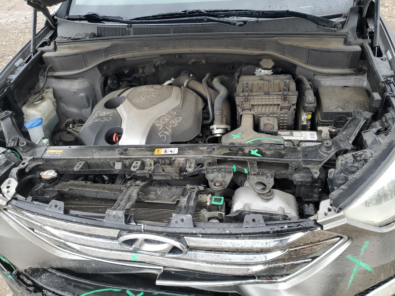 2013 HYUNDAI Santa fe VIN 5XYZU3LA4DG077083 photo 12