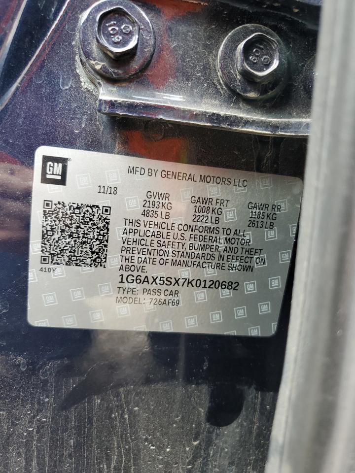 2019 Cadillac Cts VIN 1G6AX5SX7K0120682 photo 12