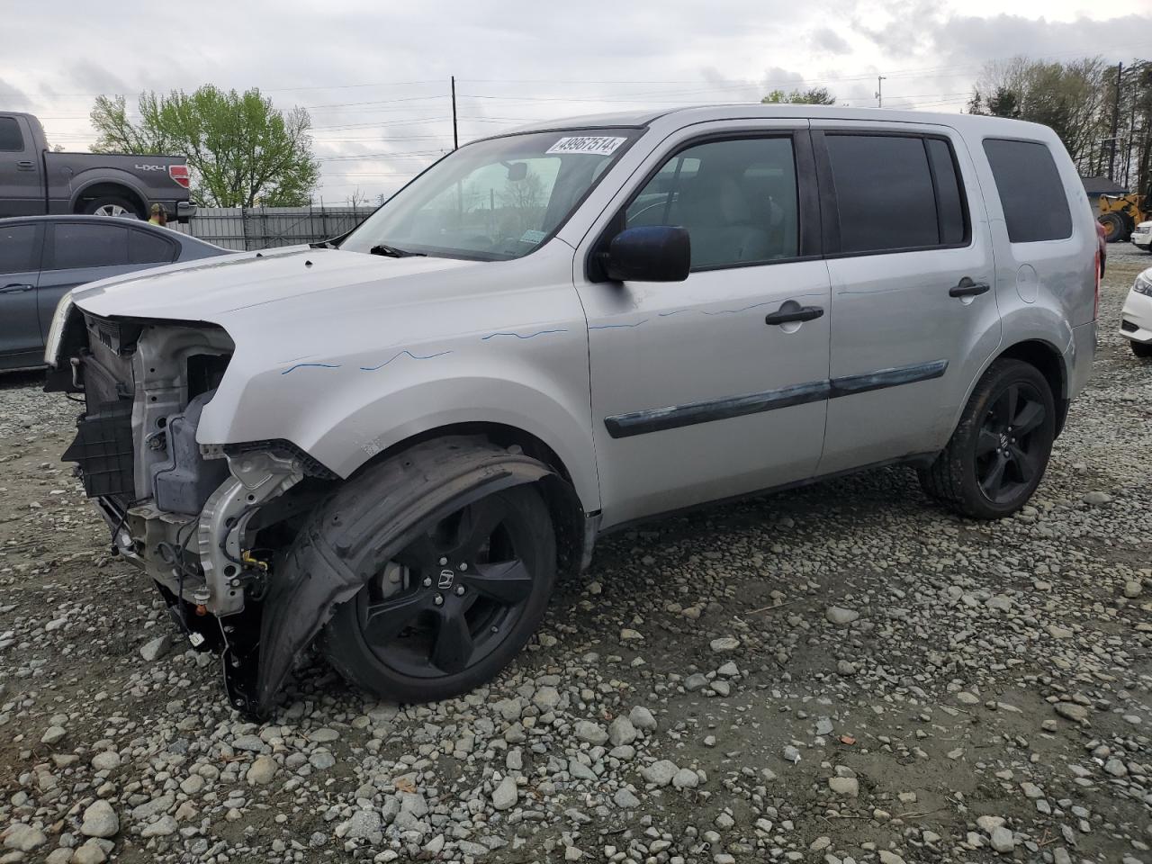 2012 HONDA Pilot VIN 5FNYF3H26CB010644 photo 1