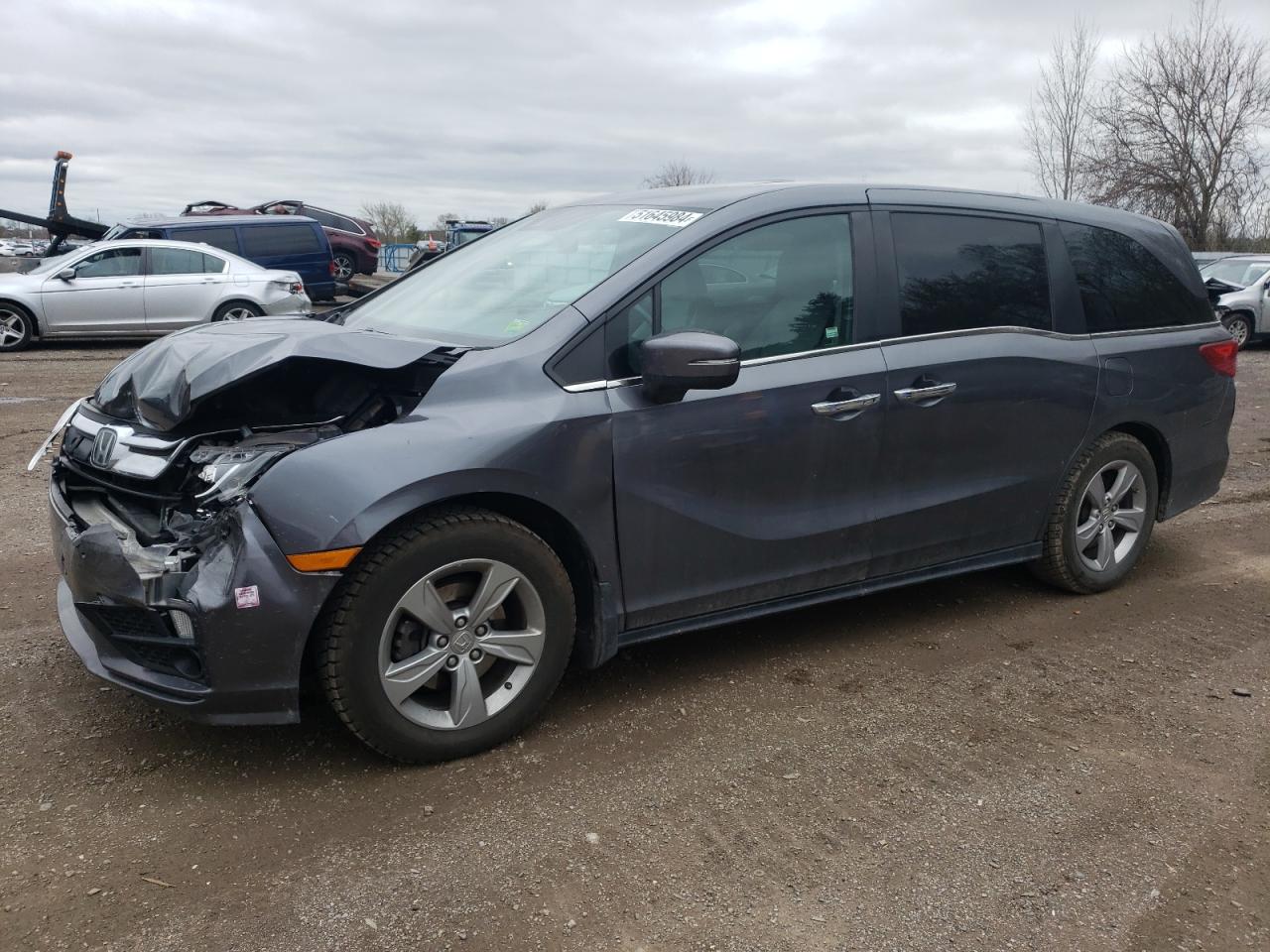 2018 HONDA Odyssey exl VIN 5FNRL6H75JB029614 photo 1