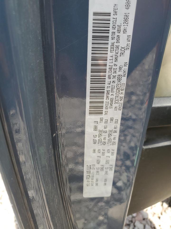 2019 RAM Promaster 2500 VIN 3C6TRVDG2KE514859 photo 12