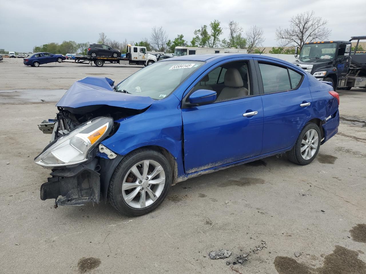 2015 Niss Versa VIN 3N1CN7AP4FL886051 photo 1