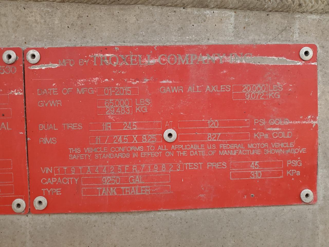 2015 Unknown VIN 1T9TA4425FR719823 photo 10