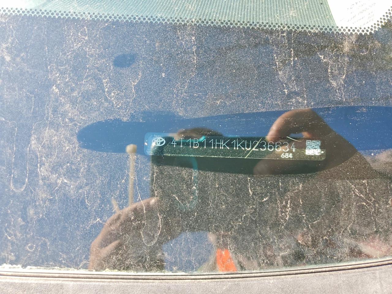 2019 Toyota Camry VIN 4T1B11HK1KU236634 photo 12