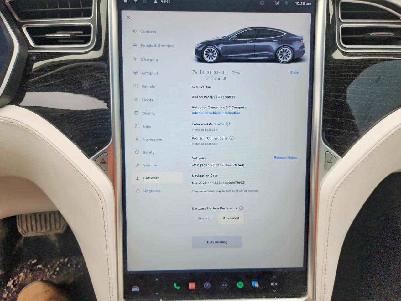 2017 Tesla Model s VIN 5YJSA1E29HF209997 photo 9