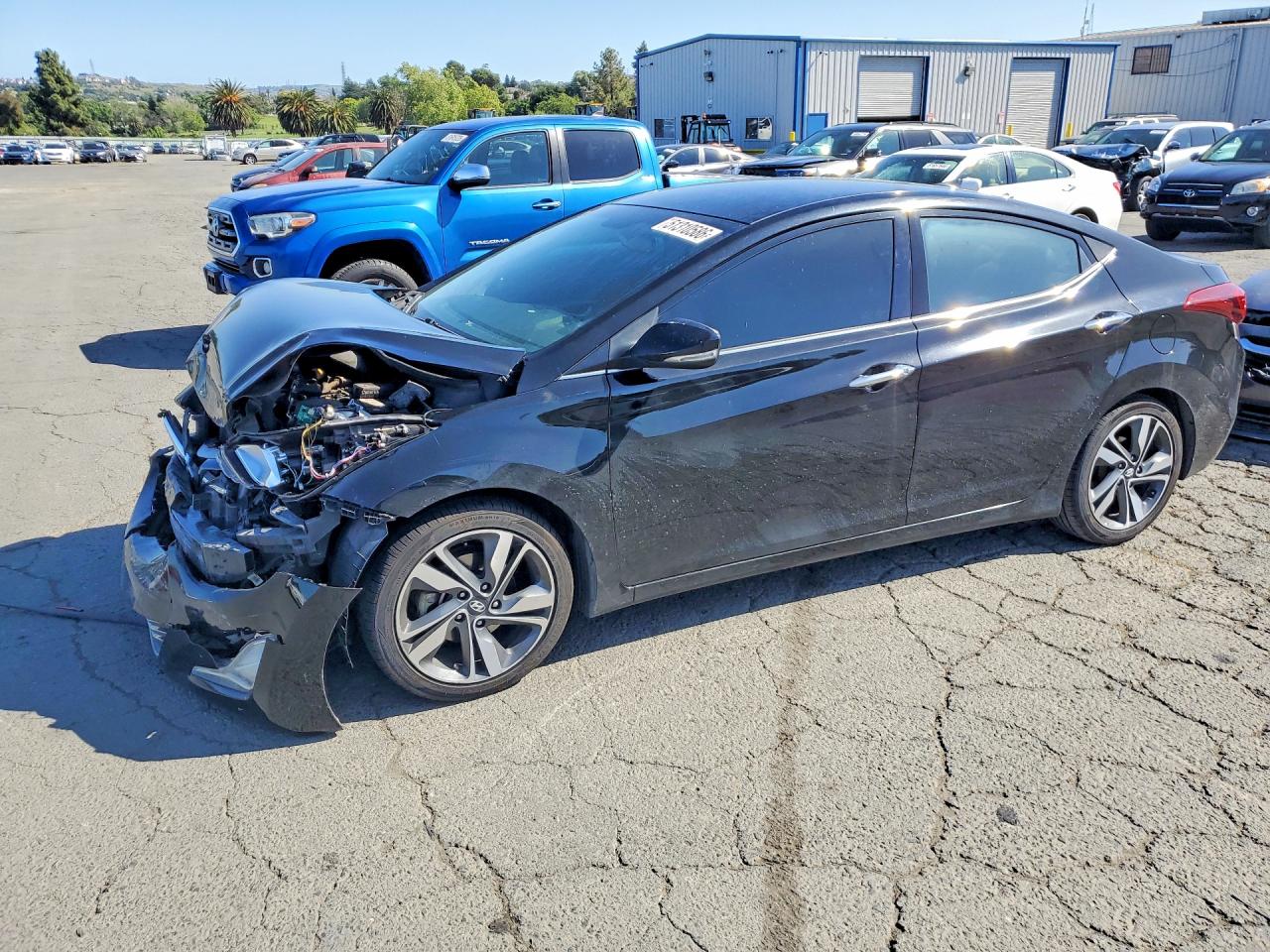 2014 Hyundai Elantra VIN KMHDH4AE6EU109473 photo 1