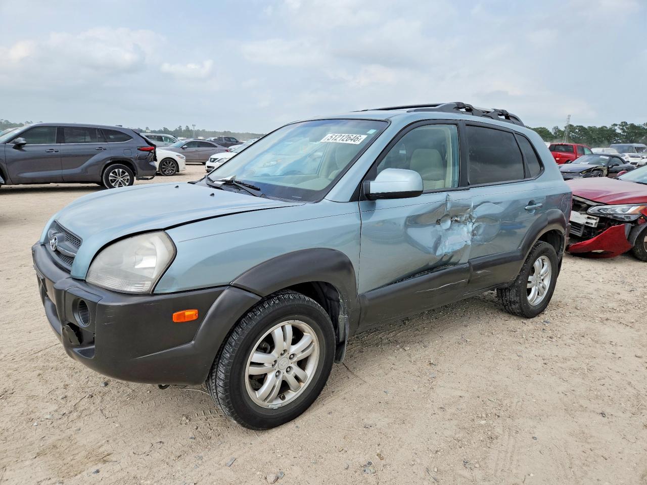 2007 Hyundai Tucson VIN KM8JN12D87U608780 photo 1