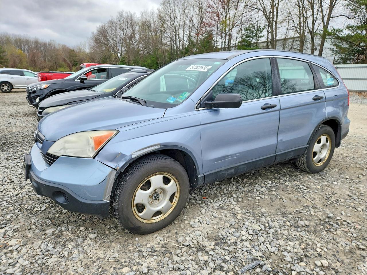 2007 Honda Crv VIN 5J6RE48357L014185 photo 1