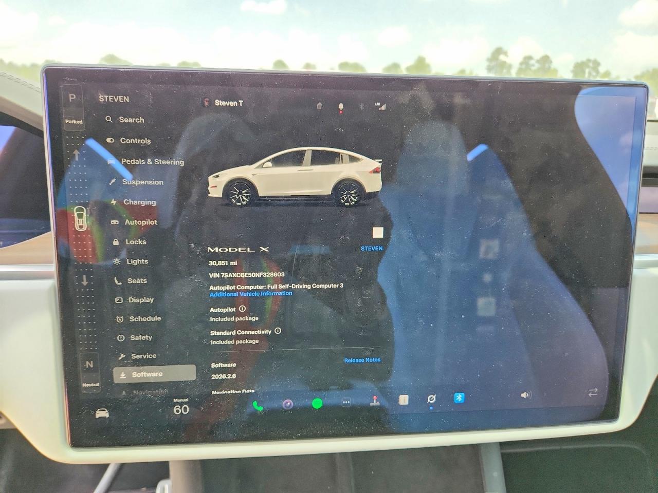 2022 Tesla Model x VIN 7SAXCBE50NF328603 photo 9