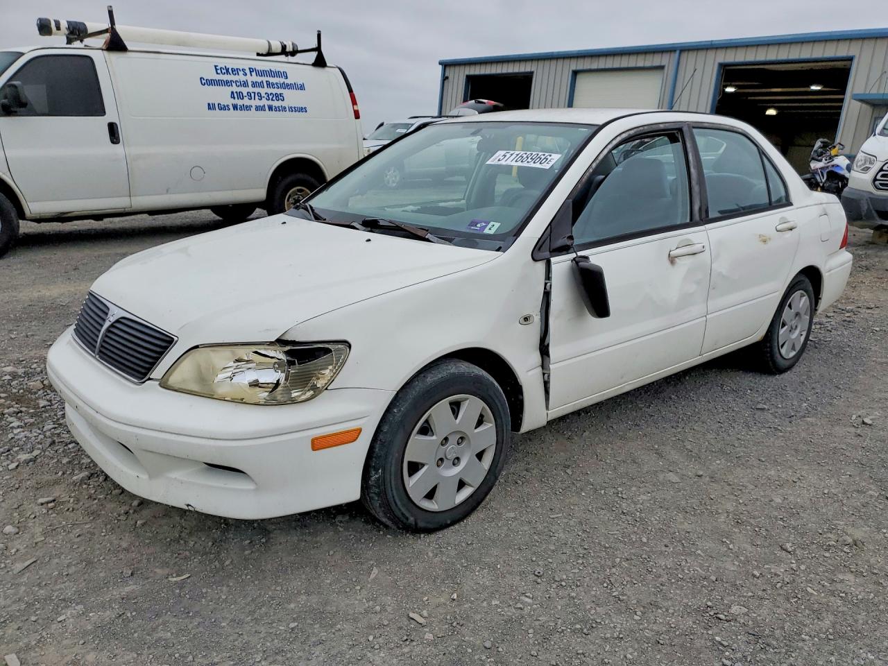 2003 Mitsubishi Lancer VIN JA3AJ26E83U014692 photo 1
