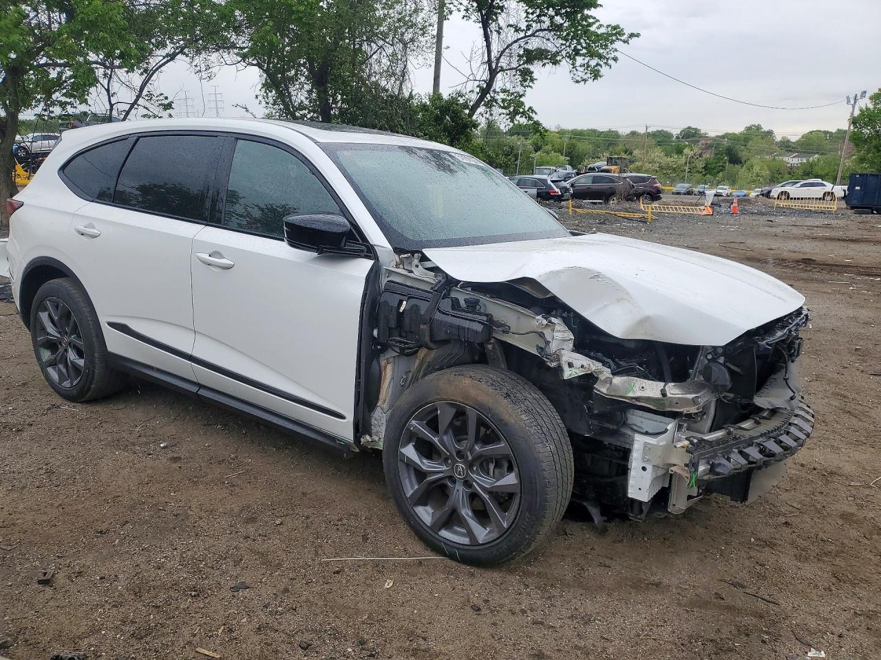 2022 Acura Mdx VIN 5J8YE1H09NL023492 photo 4