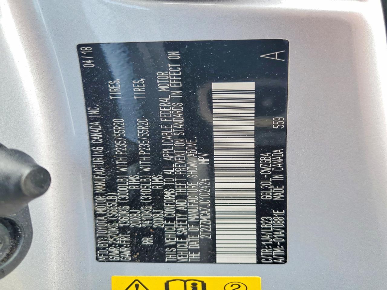 2018 Lexus Rx350 VIN 2T2ZZMCA7JC102424 photo 12