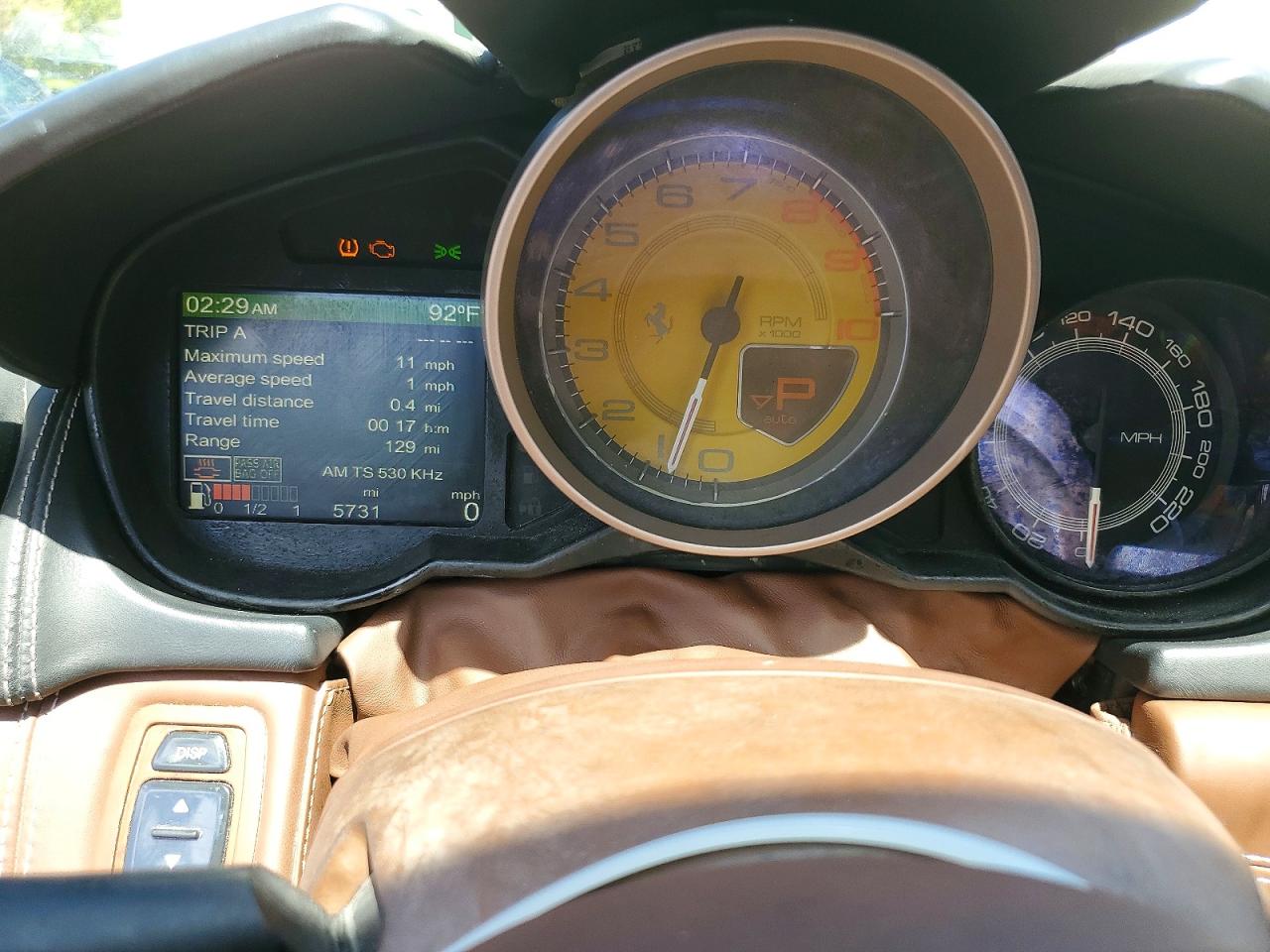 2011 Ferrari California VIN ZFF65LJA3B0178624 photo 9