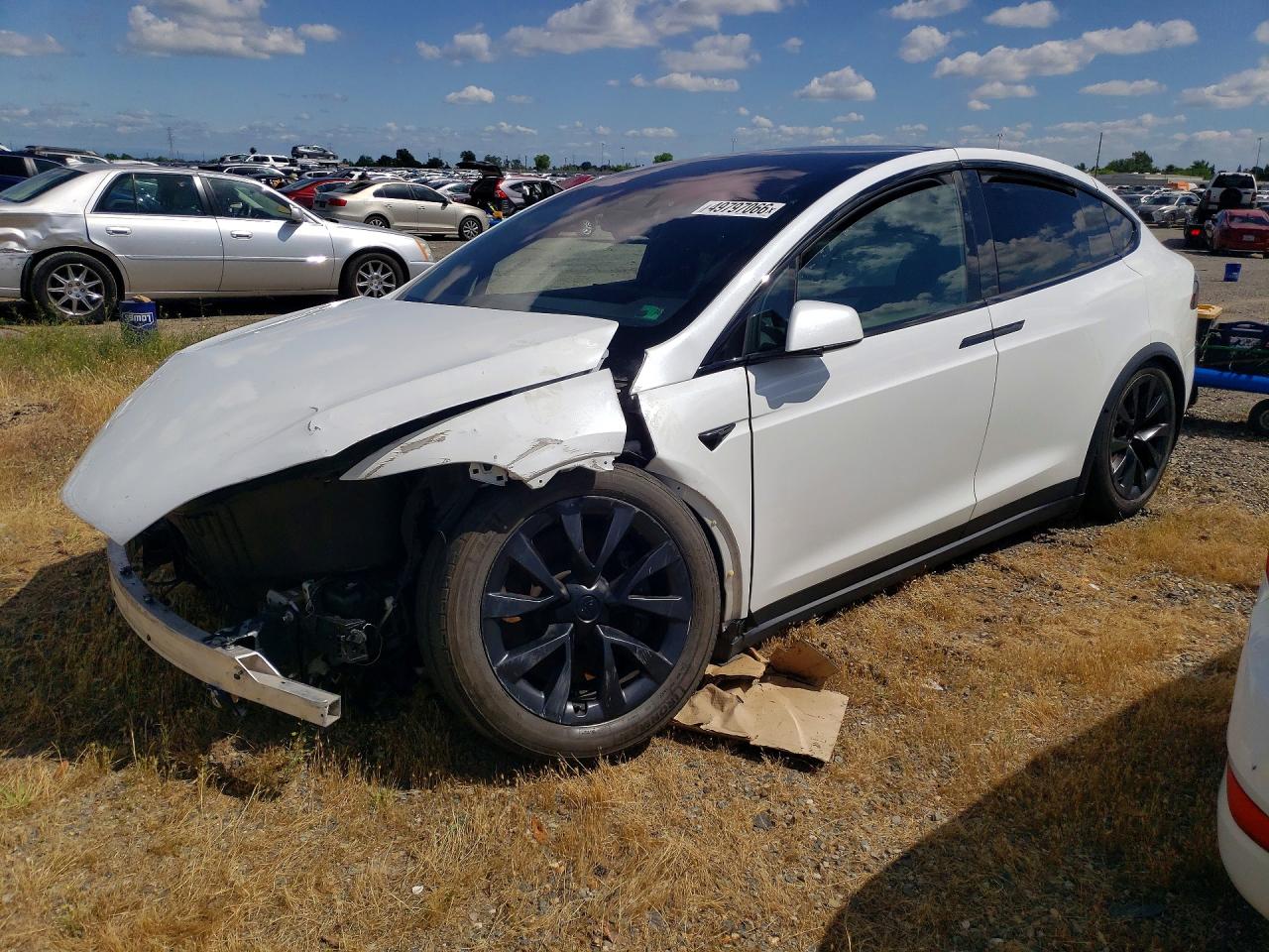 2022 Tesla Model x VIN 7SAXCDE55NF339480 photo 1