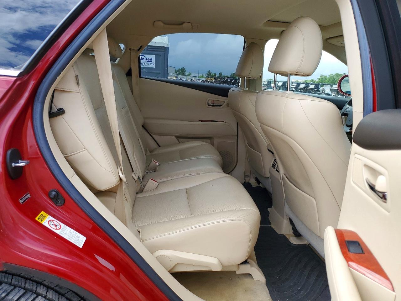 2010 LEXUS Rx450 VIN JTJBC1BA3A2028955 photo 11