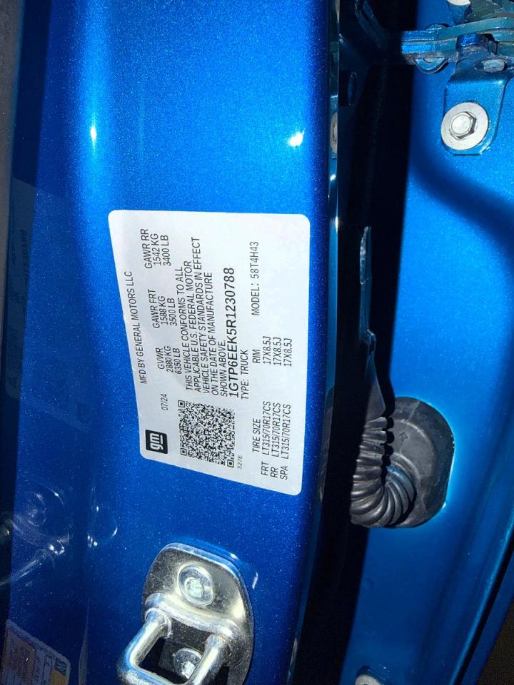 2024 GMC Canyon VIN 1GTP6EEK5R1230788 photo 10