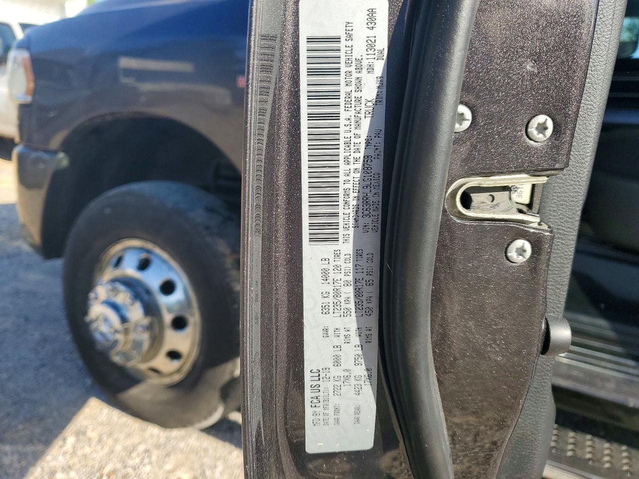 2020 Ram 3500 VIN 3C63RRHL9LG108758 photo 12