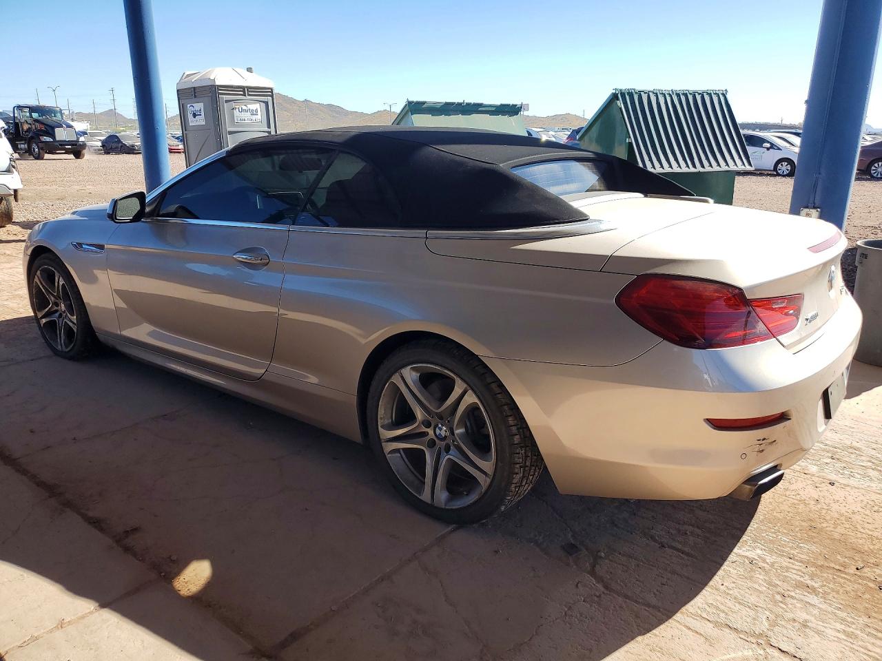 2013 BMW 6 series VIN WBAYP1C54DDX00529 photo 2