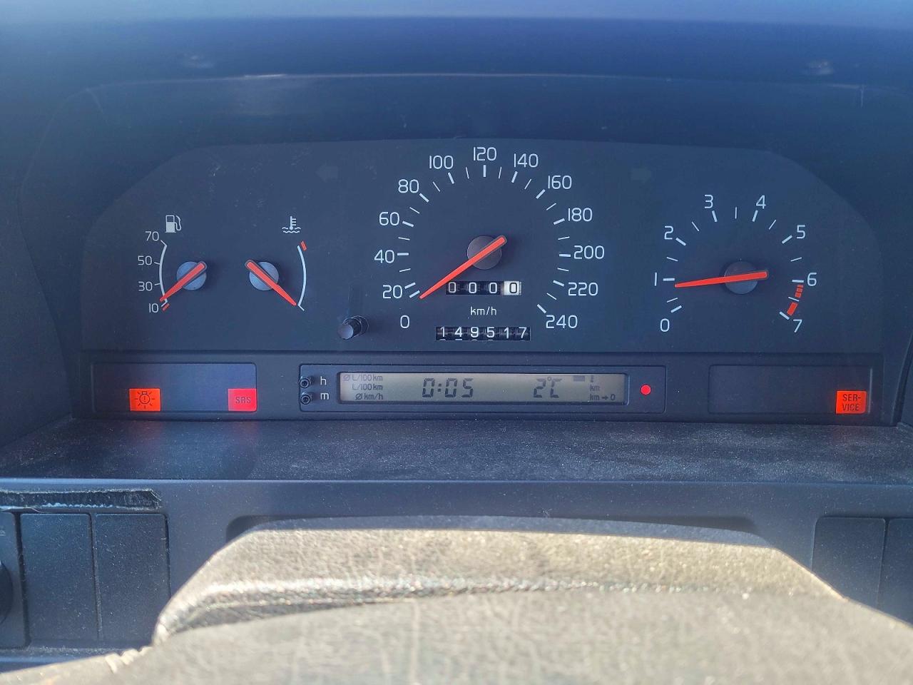 1993 VOLVO 850 VIN YV1LS5501P2086991 photo 8