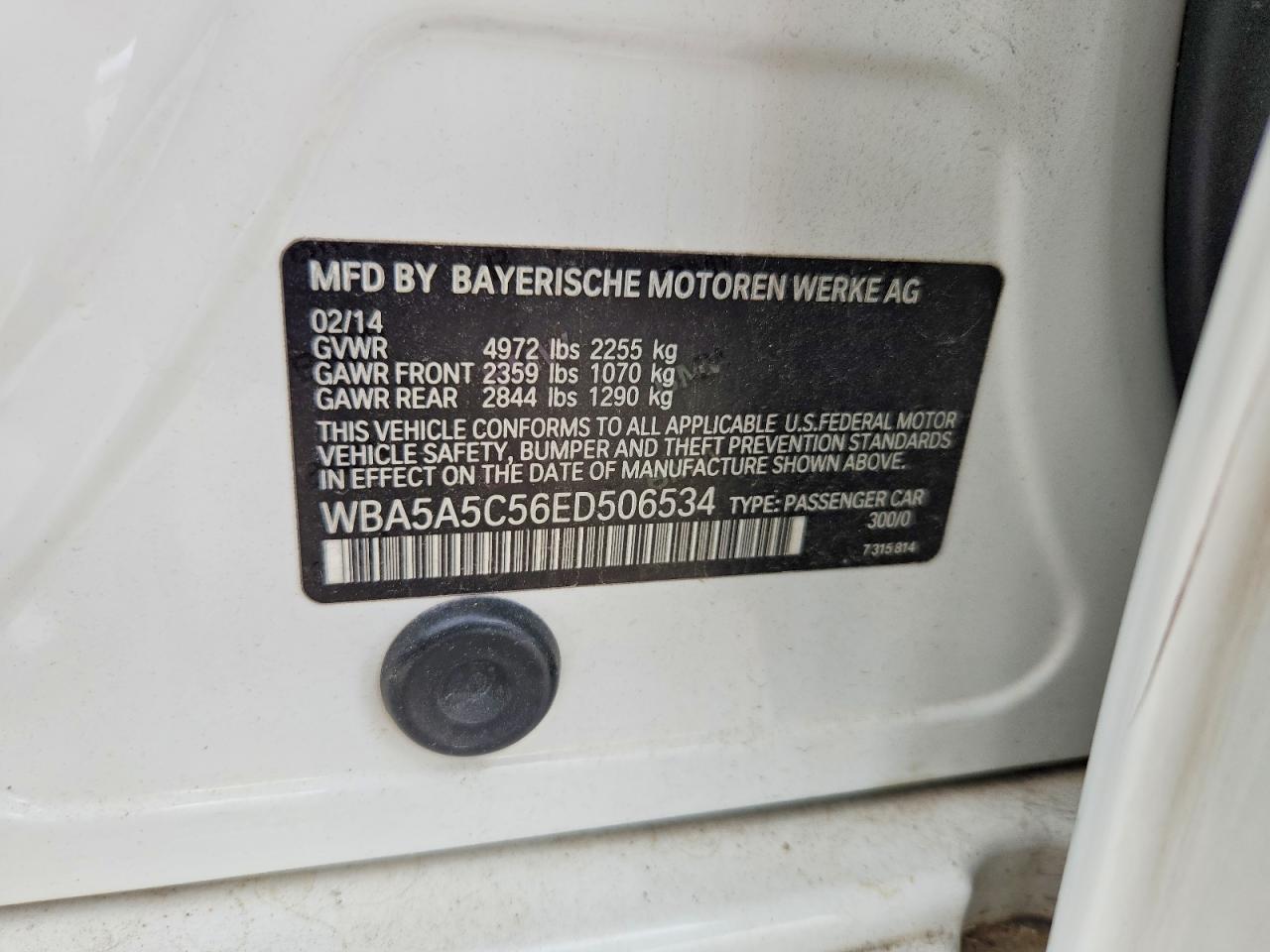 2014 BMW 5 series VIN WBA5A5C56ED506534 photo 12