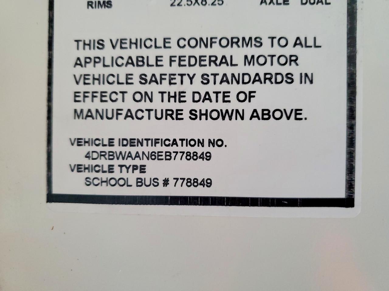 2014 Ic All other VIN 4DRBWAAN6EB778849 photo 10