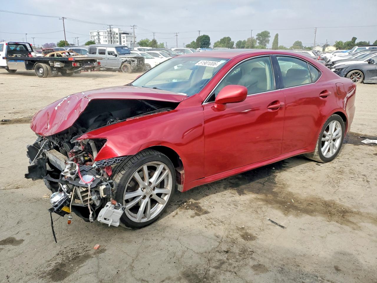 2007 Lexus Is VIN JTHBK262475049009 photo 1