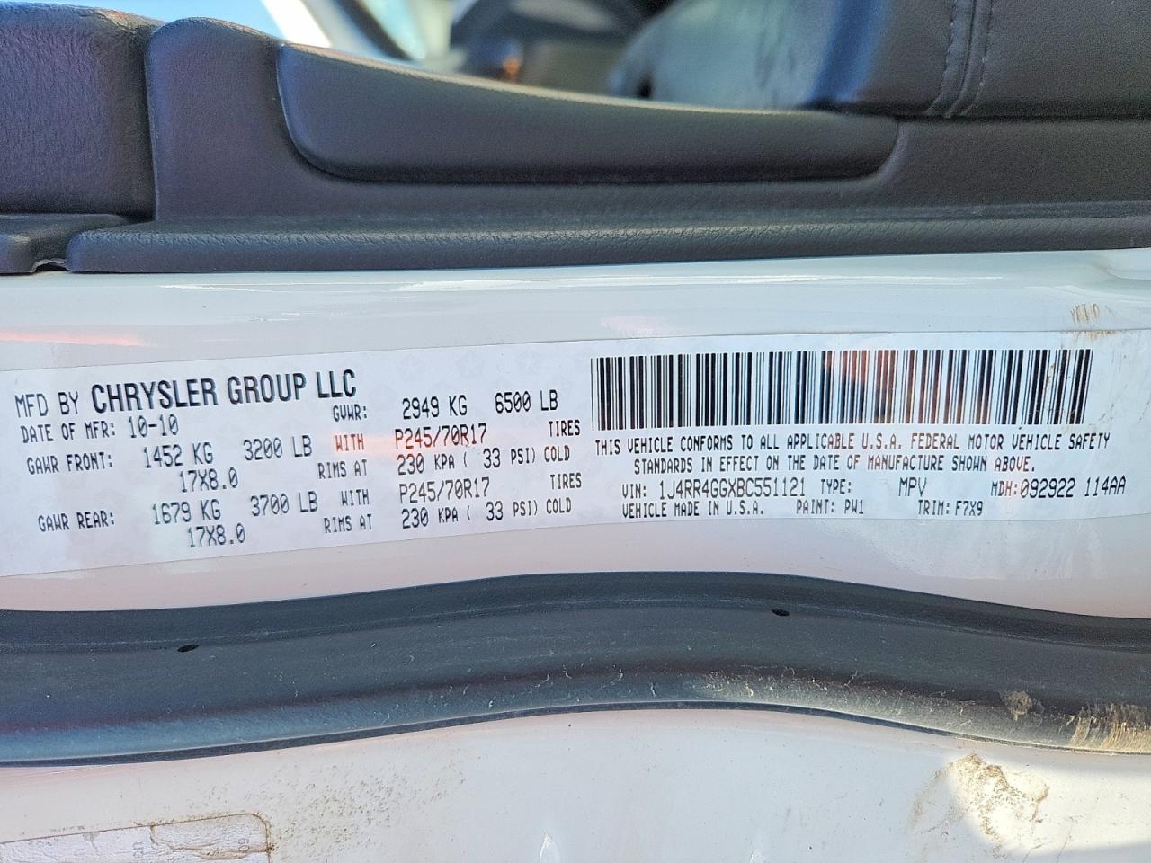 2017 Chevrolet Equinox VIN 1J4RR4GGXBC551121 photo 12
