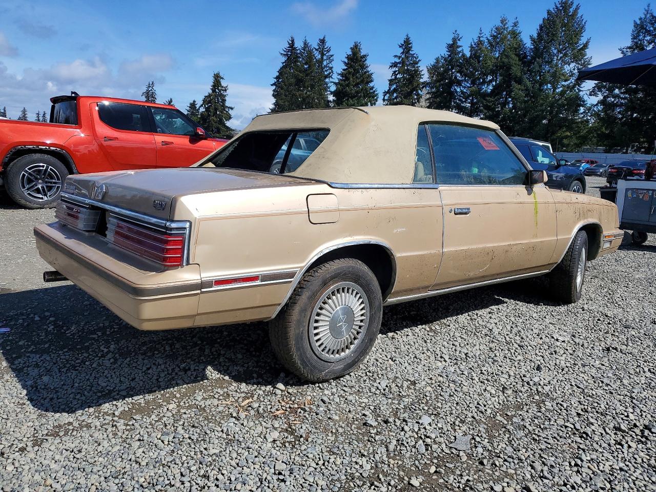 1984 CHRYSLER Lebaron VIN 1C3BC55C3EG167732 photo 3