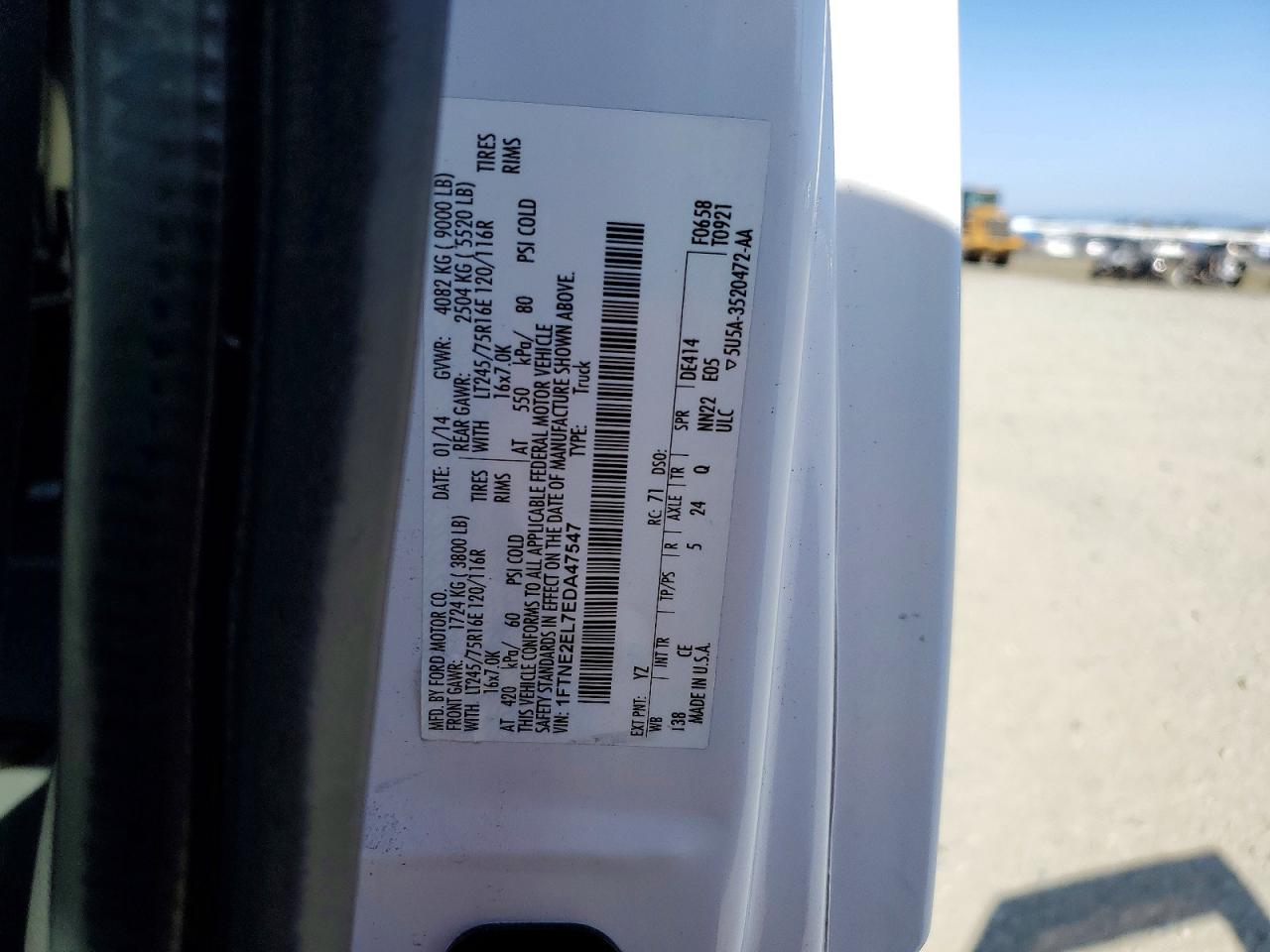 2014 Ford Econoline VIN 1FTNE2EL7EDA47547 photo 12