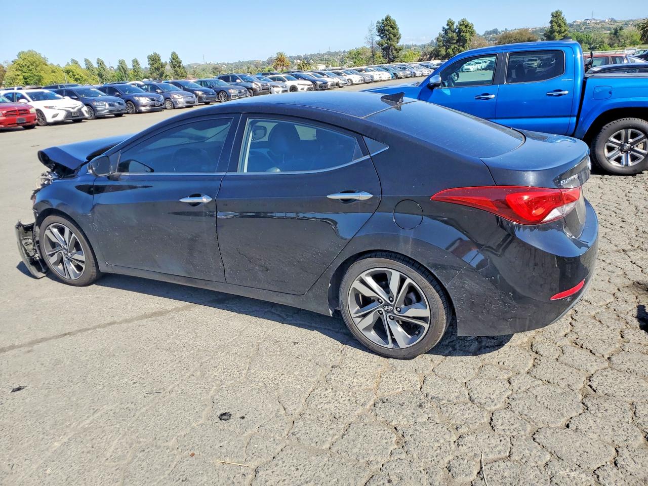 2014 Hyundai Elantra VIN KMHDH4AE6EU109473 photo 2