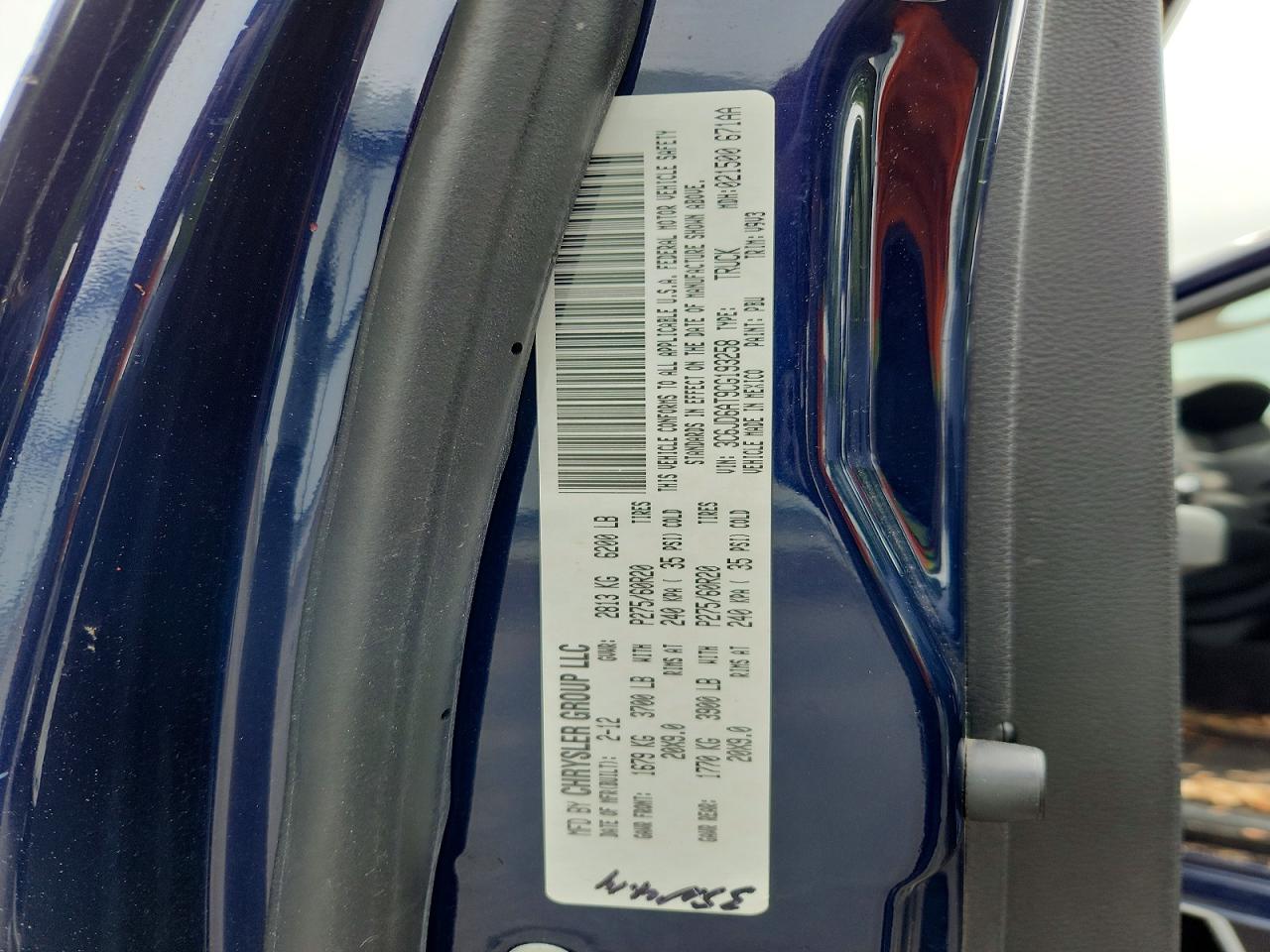 2012 Dodge Ram 1500 VIN 3C6JD6AT9CG193258 photo 12