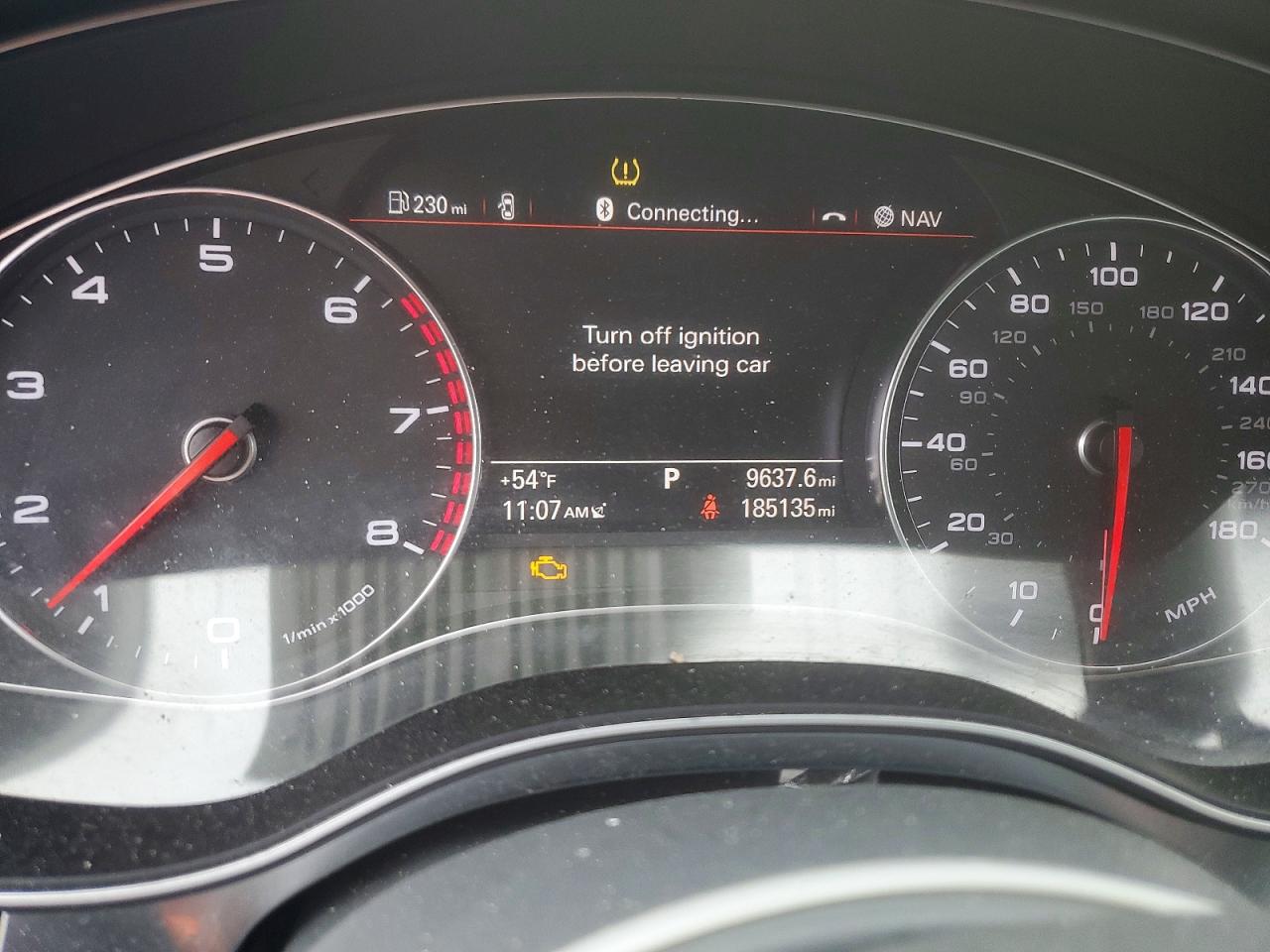 2014 Audi A6 VIN WAUGFAFC4EN050881 photo 9