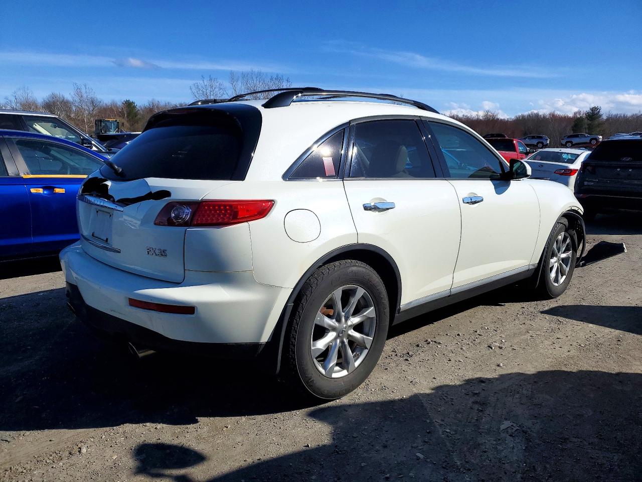 2007 Infiniti Fx35 VIN JNRAS08W67X201104 photo 3