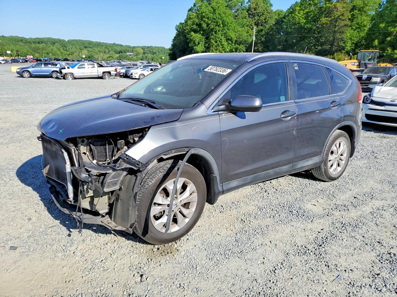2013 Honda Crv VIN 2HKRM3H76DH514040 photo 1